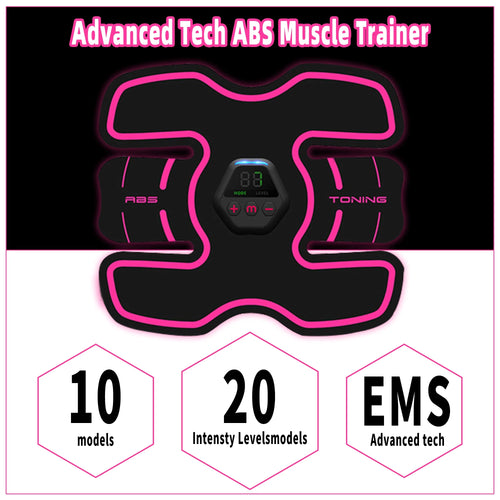 Richgv Smart Abdominal Toning Belt for Men and Women - Advanced Abs Stimulator for Home and Office Fitness Training