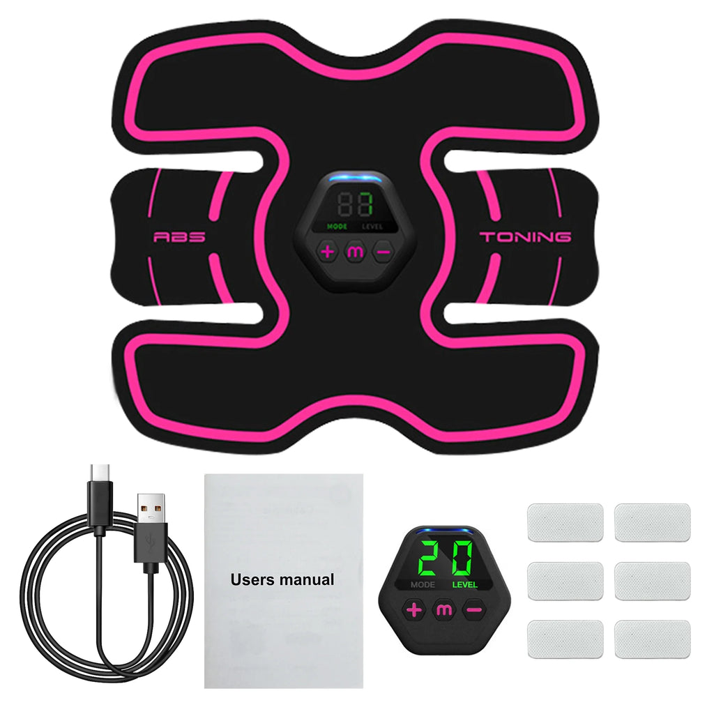 Richgv Smart Abdominal Toning Belt for Men and Women - Advanced Abs Stimulator for Home and Office Fitness Training